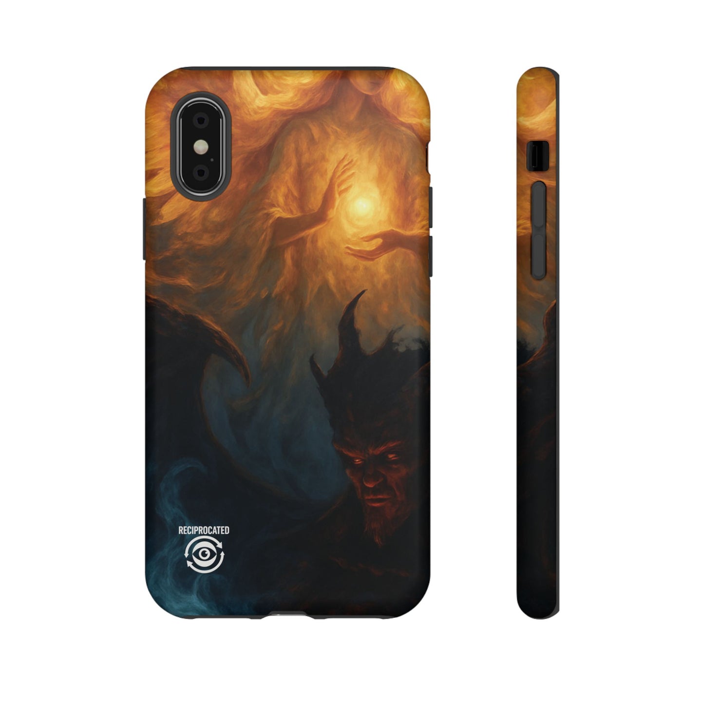 Tough Cases - Angelic Art Phone Case | Dark Fantasy Design, Unique Gift for Gamers, Halloween Decor, Protective Cover, Stylish Accessory