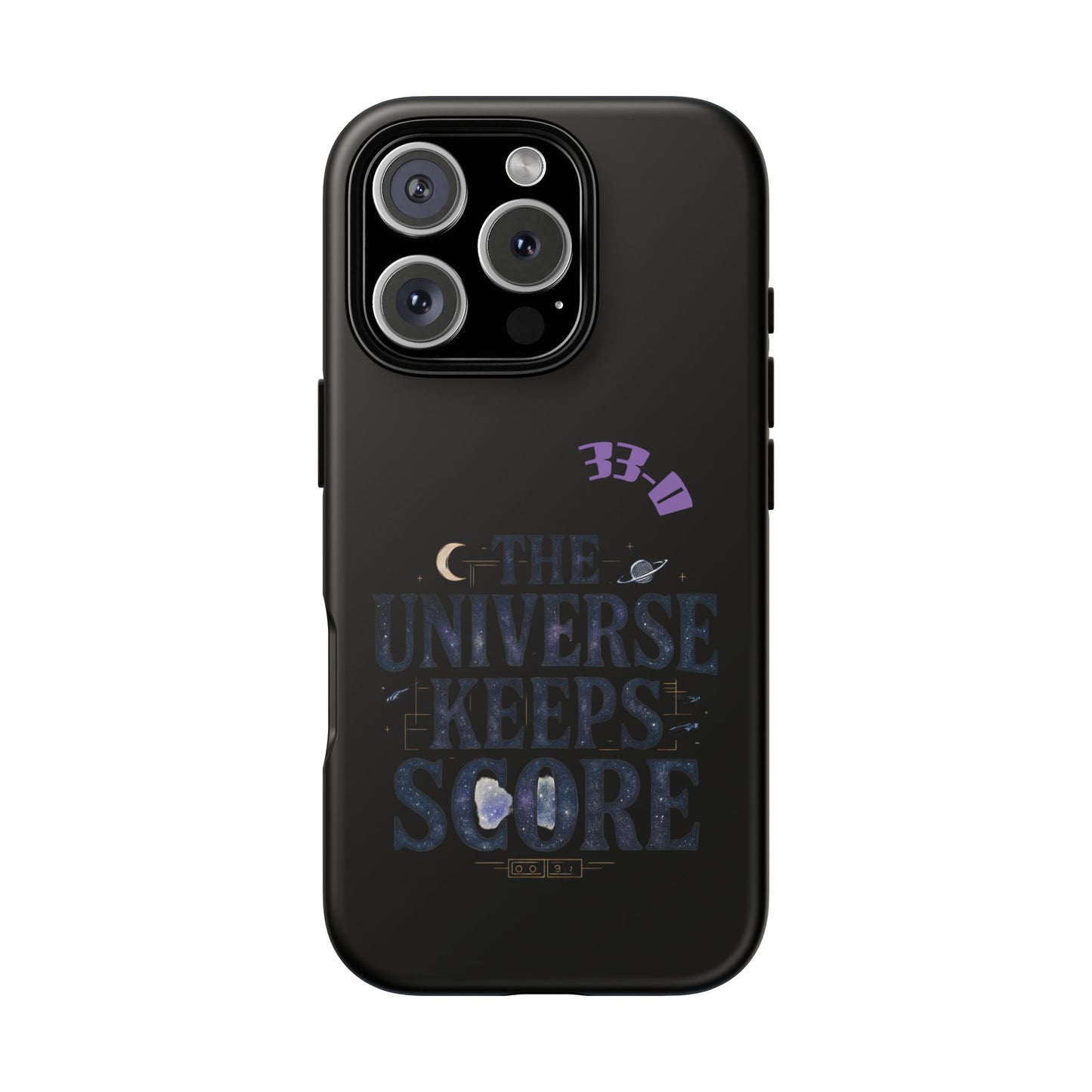 Phone Case with Cosmic Design - The Universe Keeps Score - Perfect for Astrology Lovers, Gift for Friends, Galaxy Aesthetic, Unique [...]