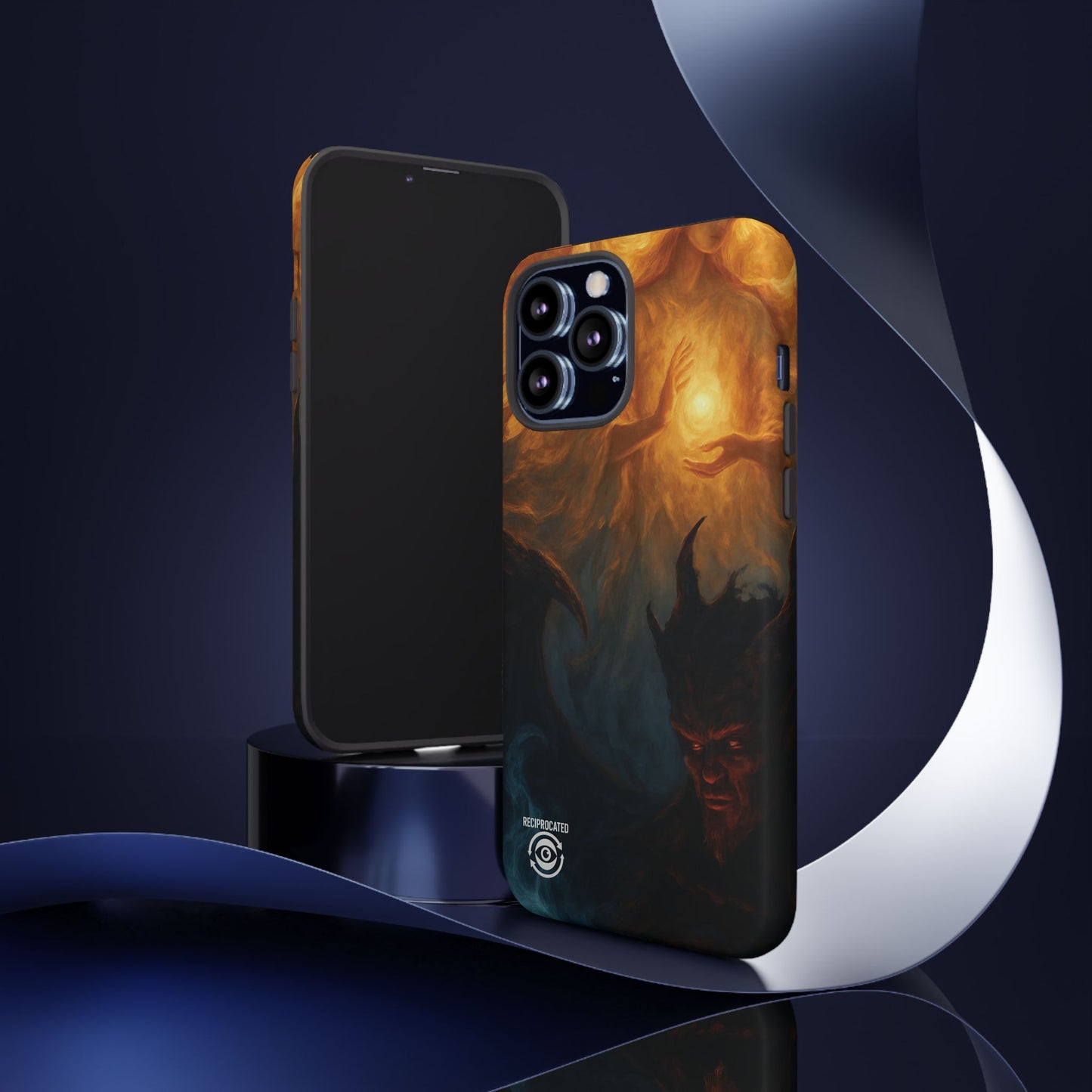 Tough Cases - Angelic Art Phone Case | Dark Fantasy Design, Unique Gift for Gamers, Halloween Decor, Protective Cover, Stylish Accessory