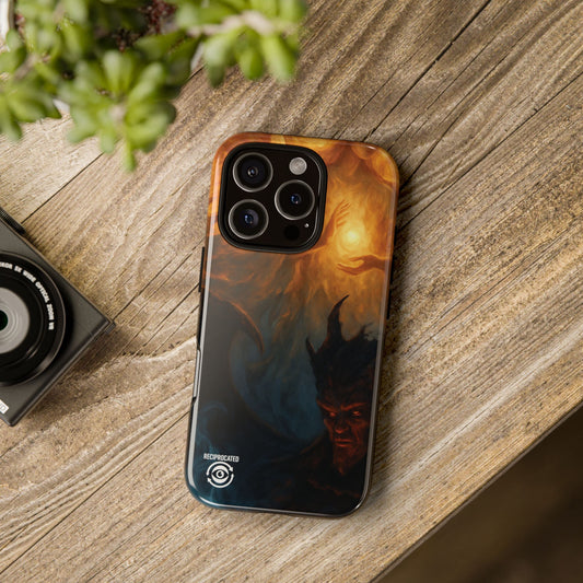 Tough Cases - Angelic Art Phone Case | Dark Fantasy Design, Unique Gift for Gamers, Halloween Decor, Protective Cover, Stylish Accessory