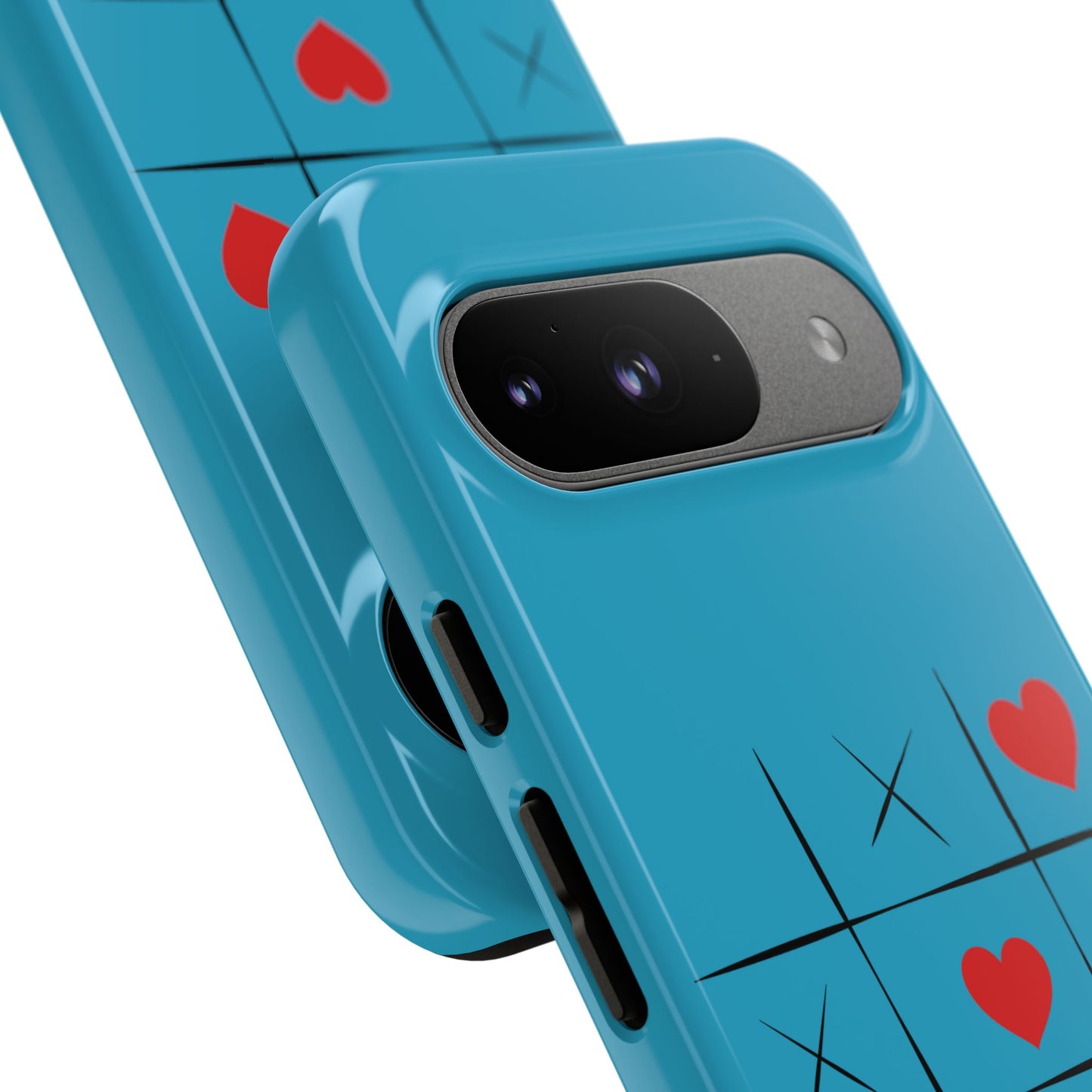 Tough Cases Phone Case - Playful Tic Tac Toe Design, Phone Accessory, Cute Gift, Durable Cover, Fun Tech
