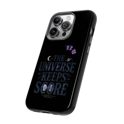 Phone Case with Cosmic Design - The Universe Keeps Score - Perfect for Astrology Lovers, Gift for Friends, Galaxy Aesthetic, Unique [...]