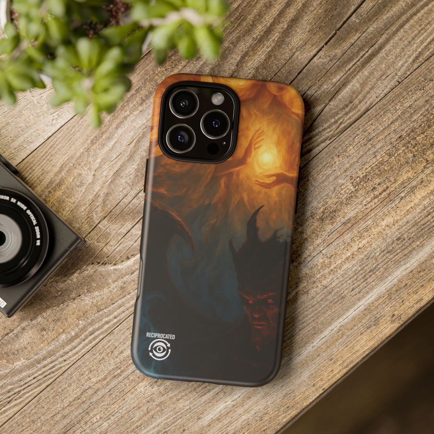 Tough Cases - Angelic Art Phone Case | Dark Fantasy Design, Unique Gift for Gamers, Halloween Decor, Protective Cover, Stylish Accessory