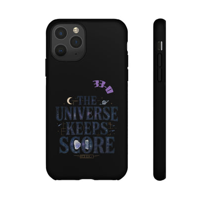 Phone Case with Cosmic Design - The Universe Keeps Score - Perfect for Astrology Lovers, Gift for Friends, Galaxy Aesthetic, Unique [...]