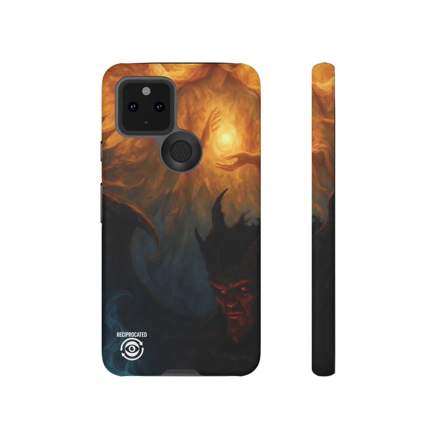 Tough Cases - Angelic Art Phone Case | Dark Fantasy Design, Unique Gift for Gamers, Halloween Decor, Protective Cover, Stylish Accessory