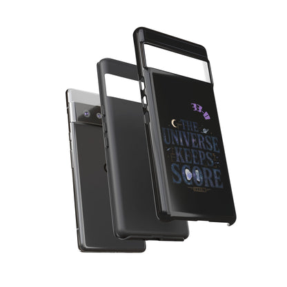 Phone Case with Cosmic Design - The Universe Keeps Score - Perfect for Astrology Lovers, Gift for Friends, Galaxy Aesthetic, Unique [...]