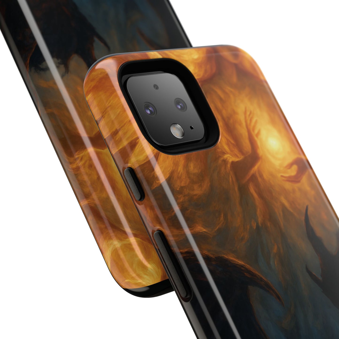 Tough Cases - Angelic Art Phone Case | Dark Fantasy Design, Unique Gift for Gamers, Halloween Decor, Protective Cover, Stylish Accessory