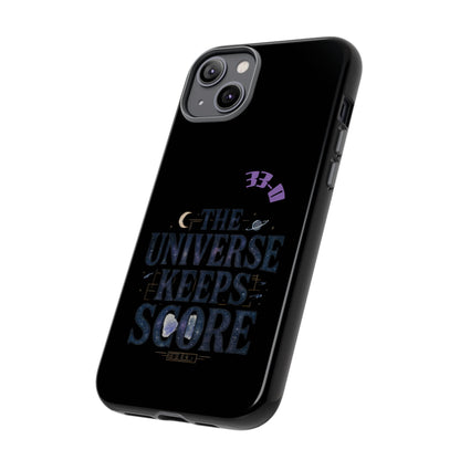 Phone Case with Cosmic Design - The Universe Keeps Score - Perfect for Astrology Lovers, Gift for Friends, Galaxy Aesthetic, Unique [...]