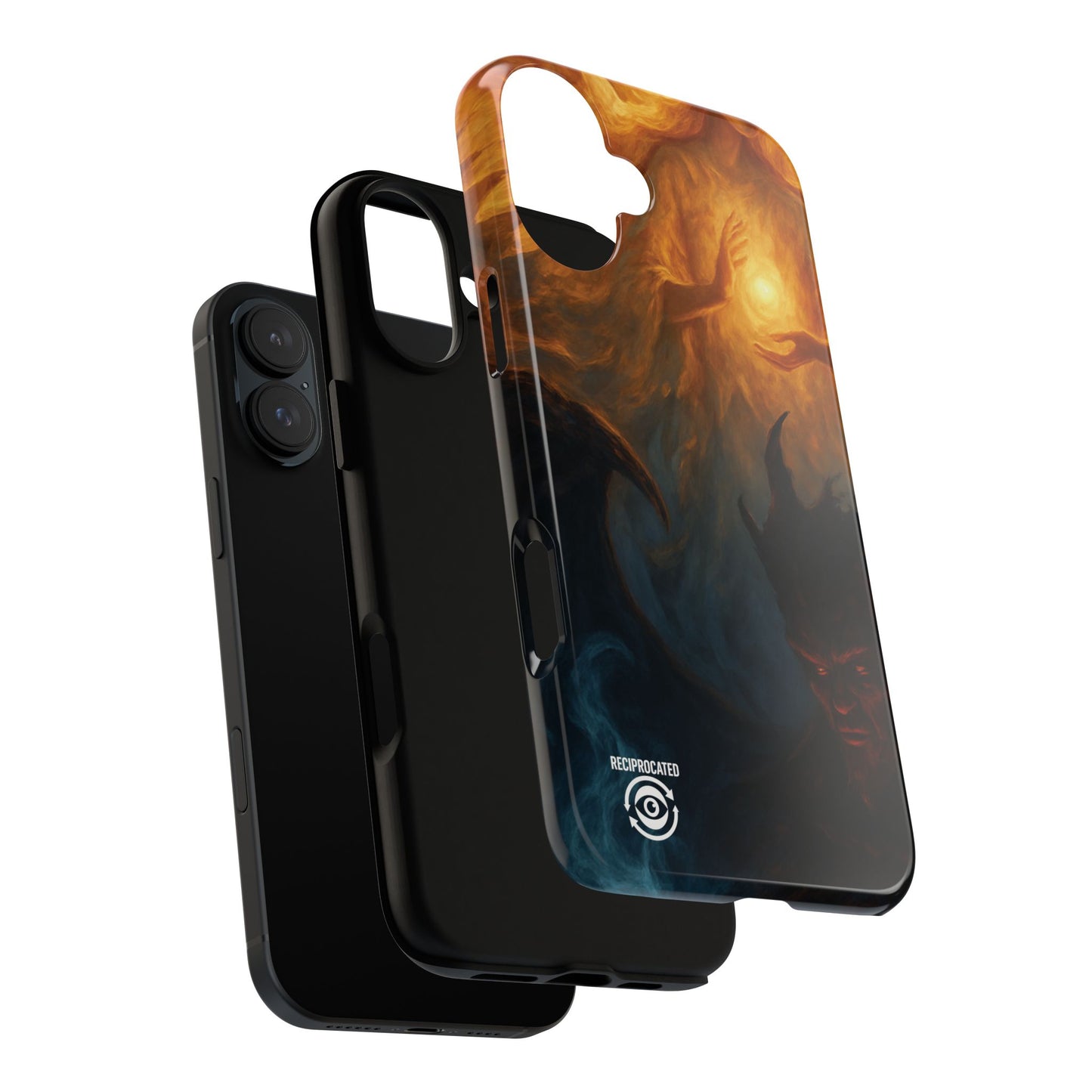 Tough Cases - Angelic Art Phone Case | Dark Fantasy Design, Unique Gift for Gamers, Halloween Decor, Protective Cover, Stylish Accessory