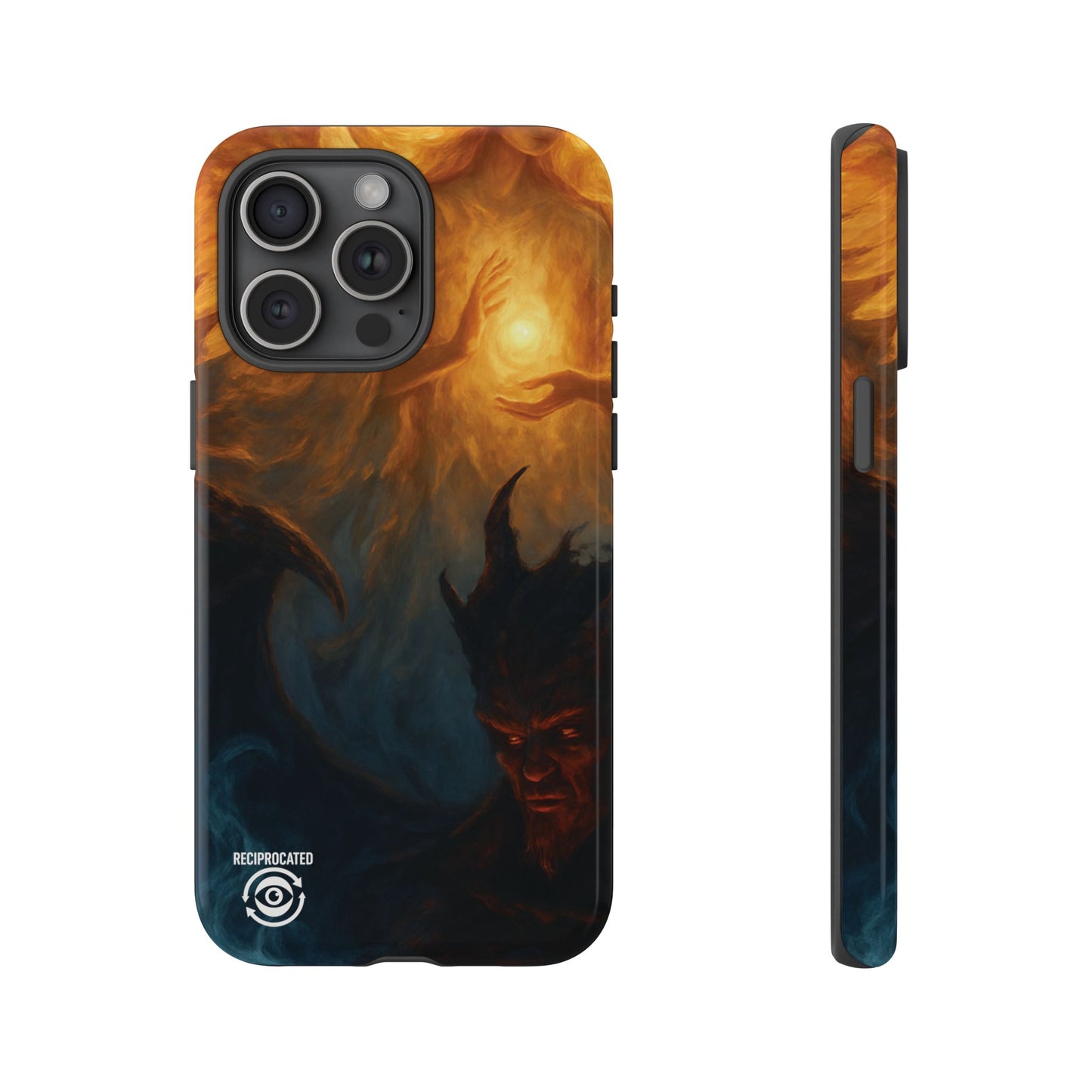 Tough Cases - Angelic Art Phone Case | Dark Fantasy Design, Unique Gift for Gamers, Halloween Decor, Protective Cover, Stylish Accessory