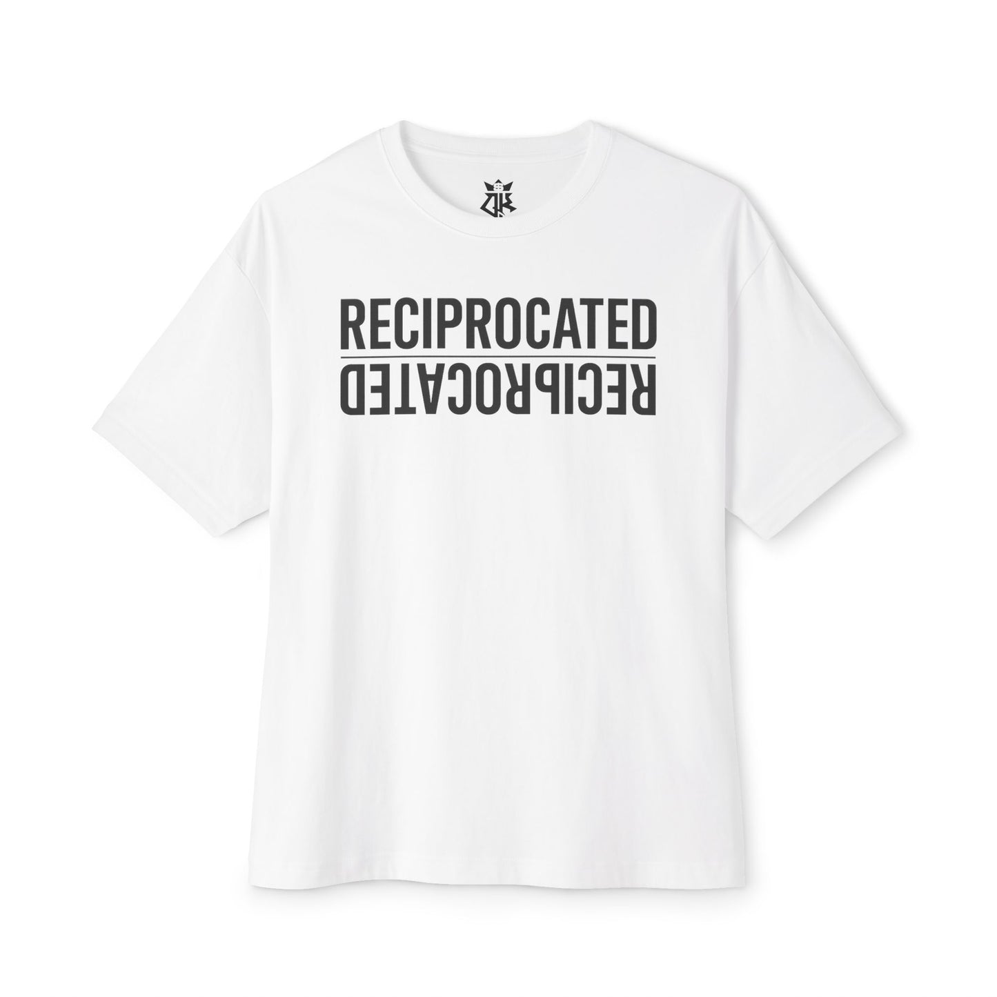 Reciprocated Love Unisex Boxy Tee, Oversized Graphic Tee for Couples, Casual Streetwear, Gift for Friends, Versatile Everyday Wear