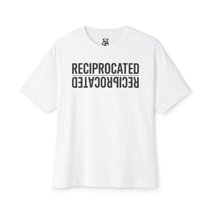 Reciprocated Love Unisex Boxy Tee, Oversized Graphic Tee for Couples, Casual Streetwear, Gift for Friends, Versatile Everyday Wear