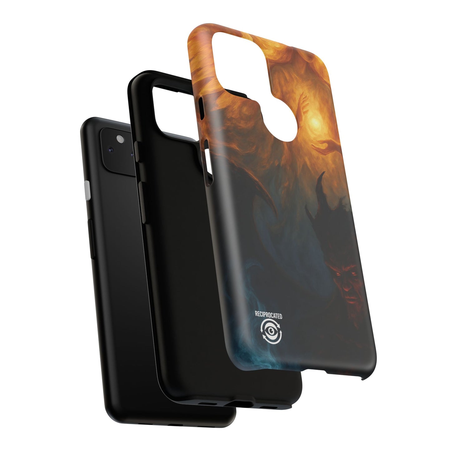 Tough Cases - Angelic Art Phone Case | Dark Fantasy Design, Unique Gift for Gamers, Halloween Decor, Protective Cover, Stylish Accessory