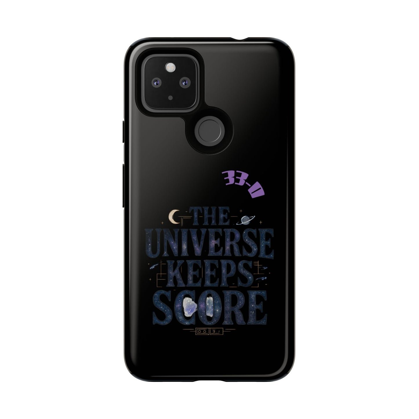 Phone Case with Cosmic Design - The Universe Keeps Score - Perfect for Astrology Lovers, Gift for Friends, Galaxy Aesthetic, Unique [...]