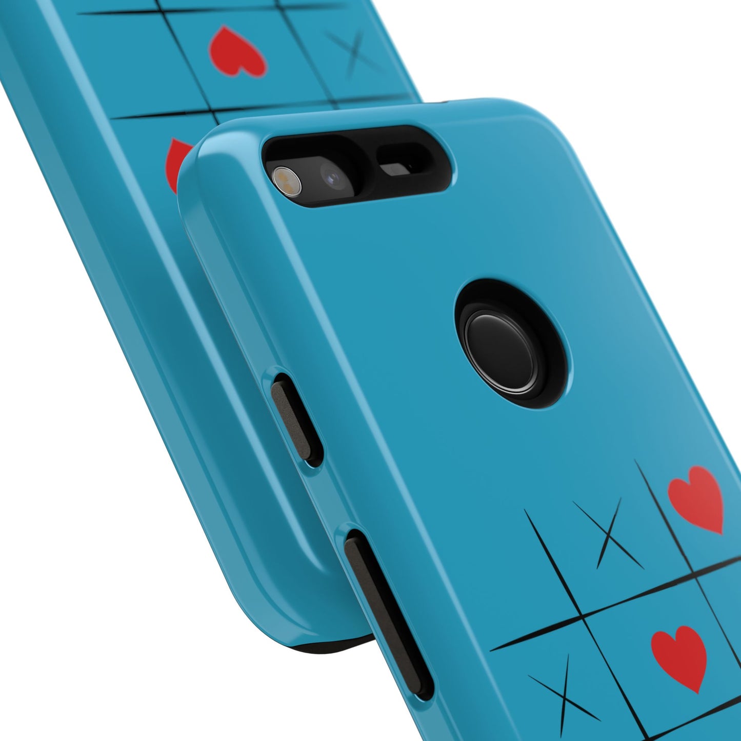 Tough Cases Phone Case - Playful Tic Tac Toe Design, Phone Accessory, Cute Gift, Durable Cover, Fun Tech