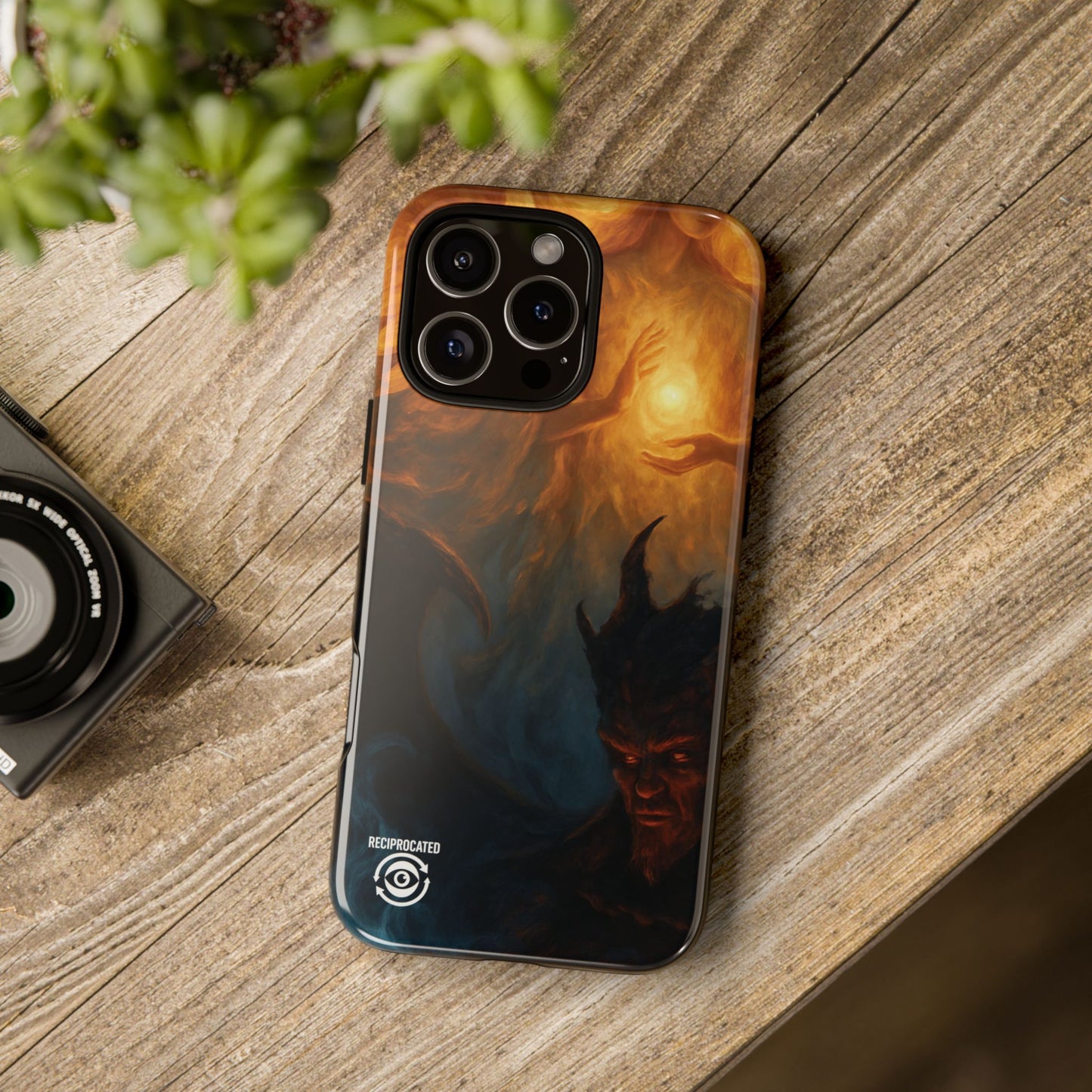 Tough Cases - Angelic Art Phone Case | Dark Fantasy Design, Unique Gift for Gamers, Halloween Decor, Protective Cover, Stylish Accessory