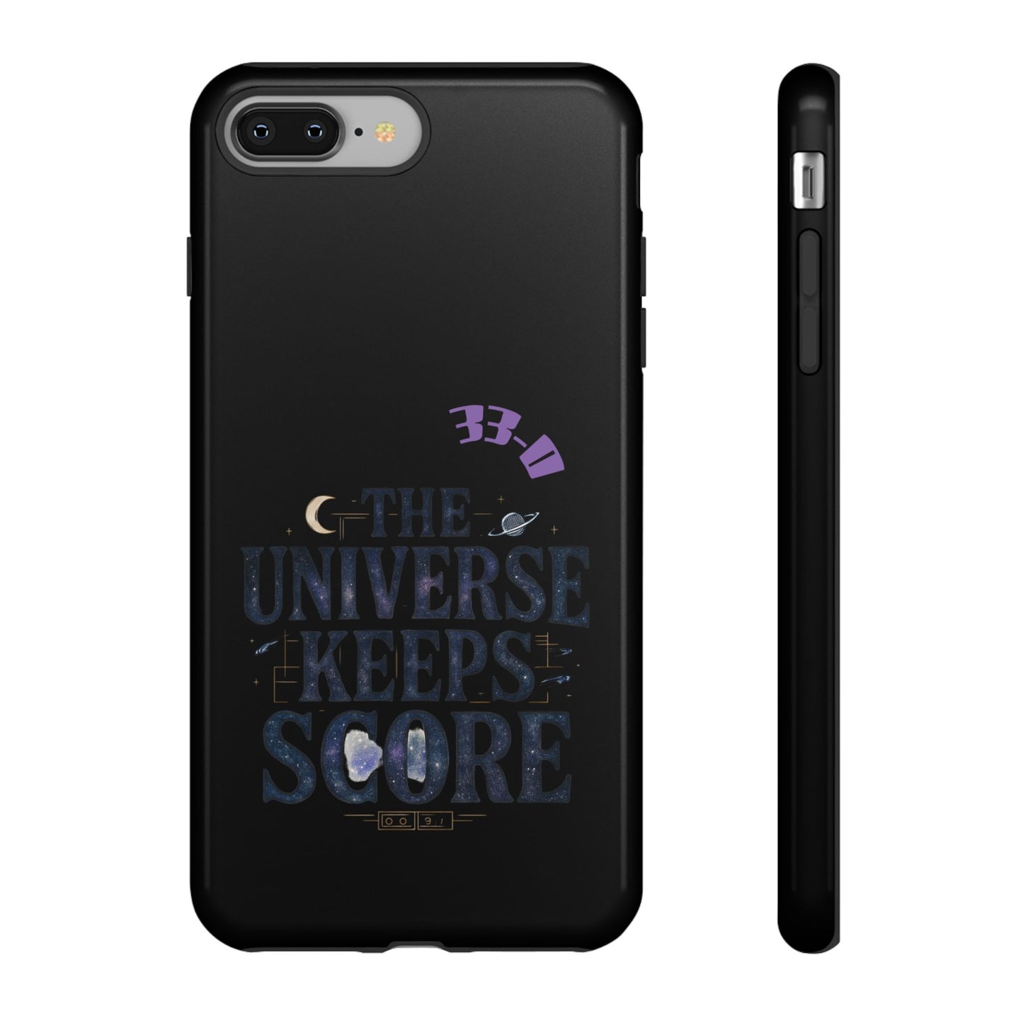 Phone Case with Cosmic Design - The Universe Keeps Score - Perfect for Astrology Lovers, Gift for Friends, Galaxy Aesthetic, Unique [...]