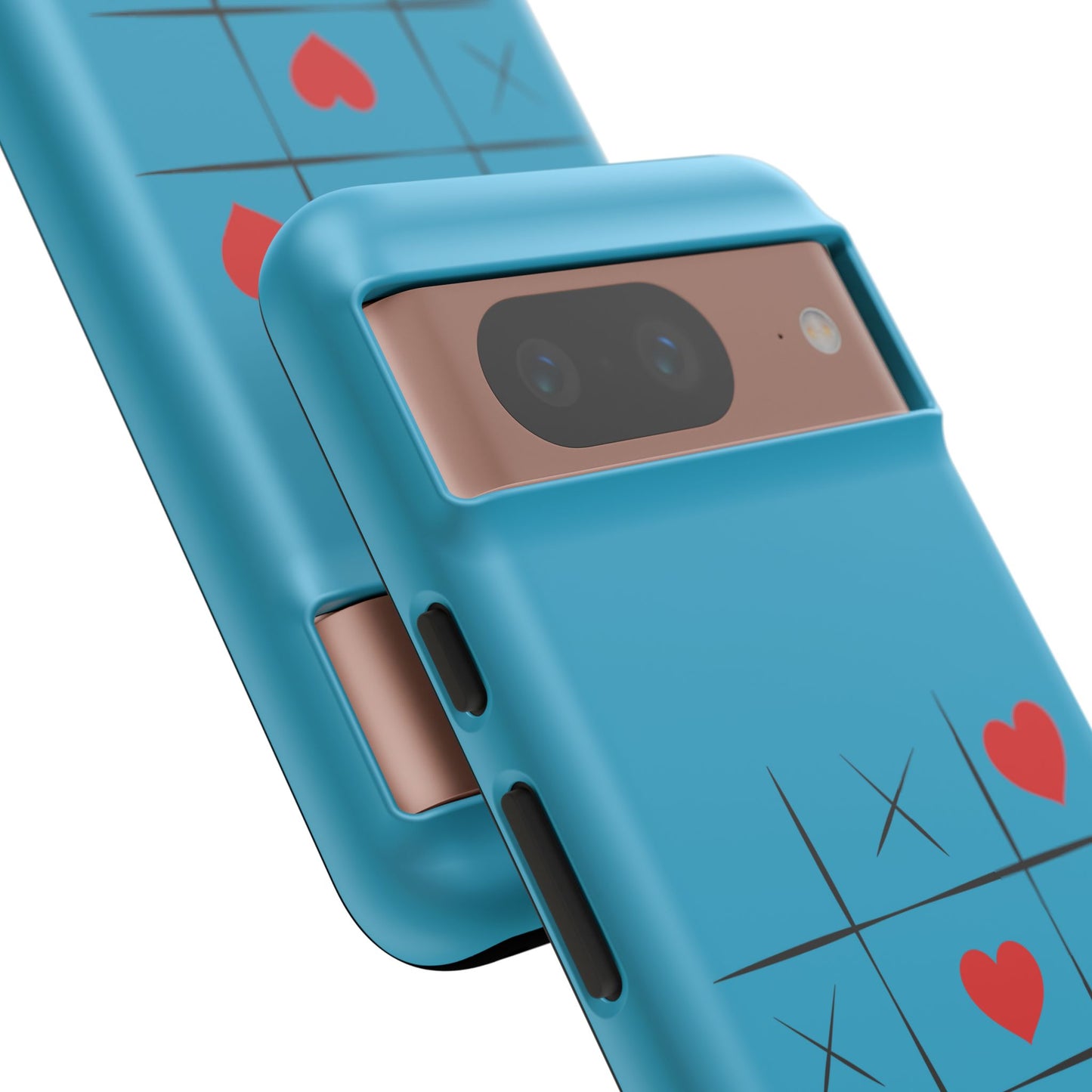 Tough Cases Phone Case - Playful Tic Tac Toe Design, Phone Accessory, Cute Gift, Durable Cover, Fun Tech