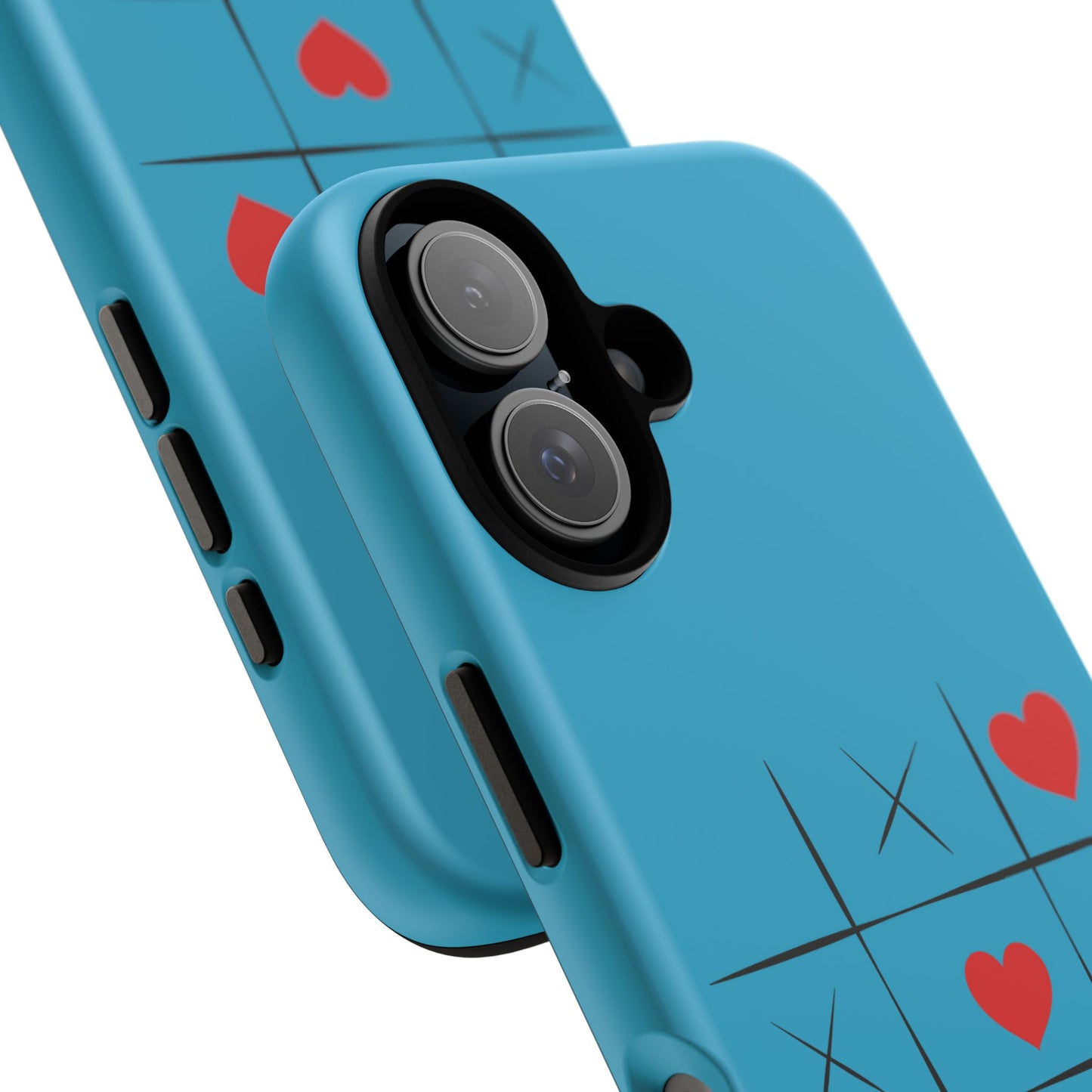 Tough Cases Phone Case - Playful Tic Tac Toe Design, Phone Accessory, Cute Gift, Durable Cover, Fun Tech