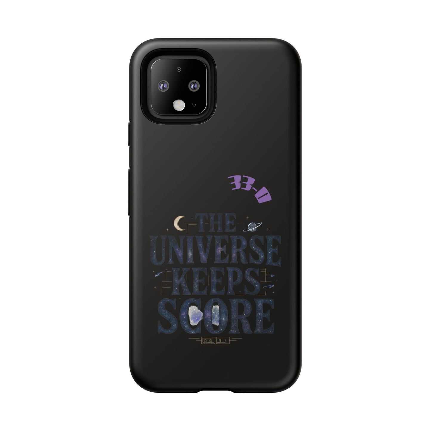 Phone Case with Cosmic Design - The Universe Keeps Score - Perfect for Astrology Lovers, Gift for Friends, Galaxy Aesthetic, Unique [...]