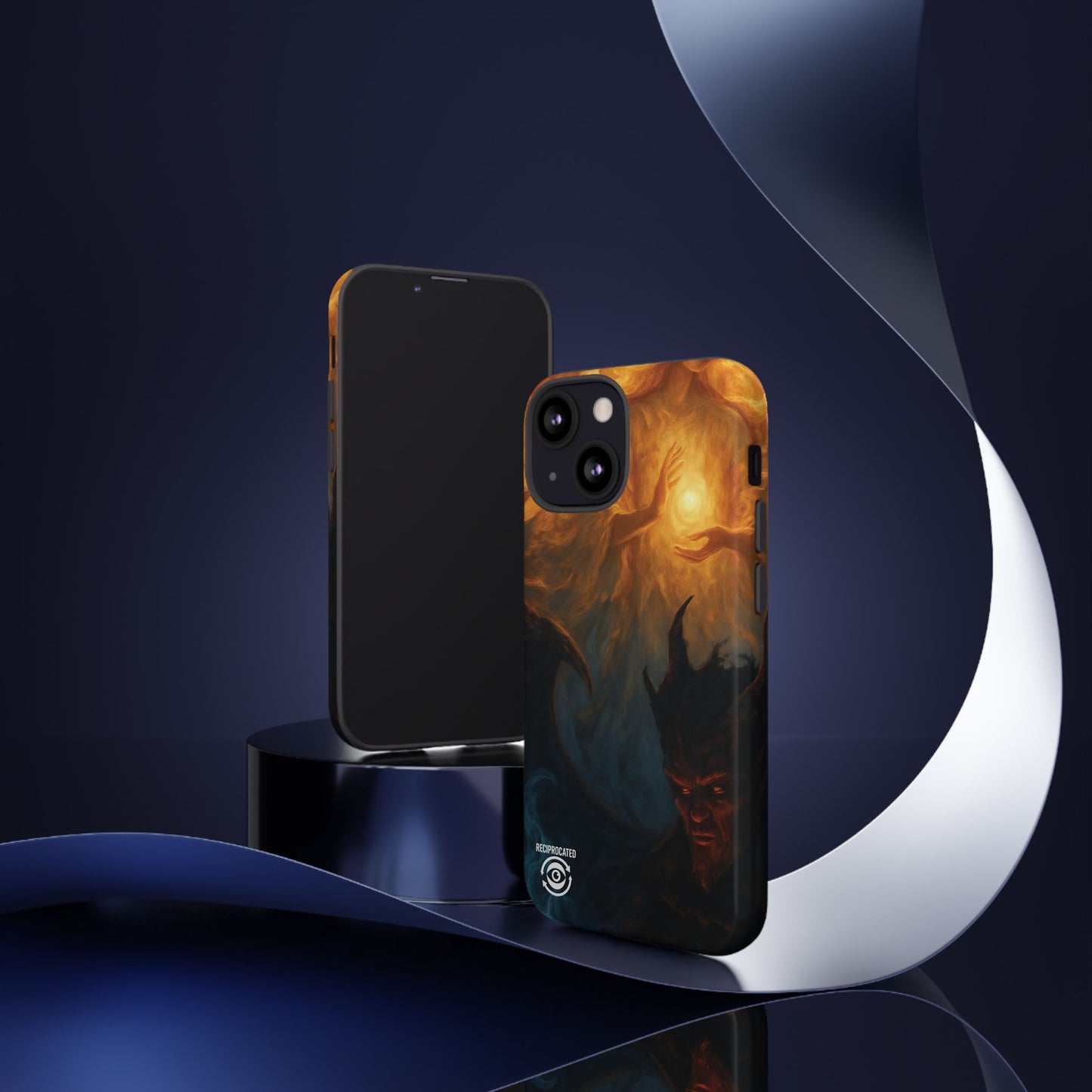 Tough Cases - Angelic Art Phone Case | Dark Fantasy Design, Unique Gift for Gamers, Halloween Decor, Protective Cover, Stylish Accessory