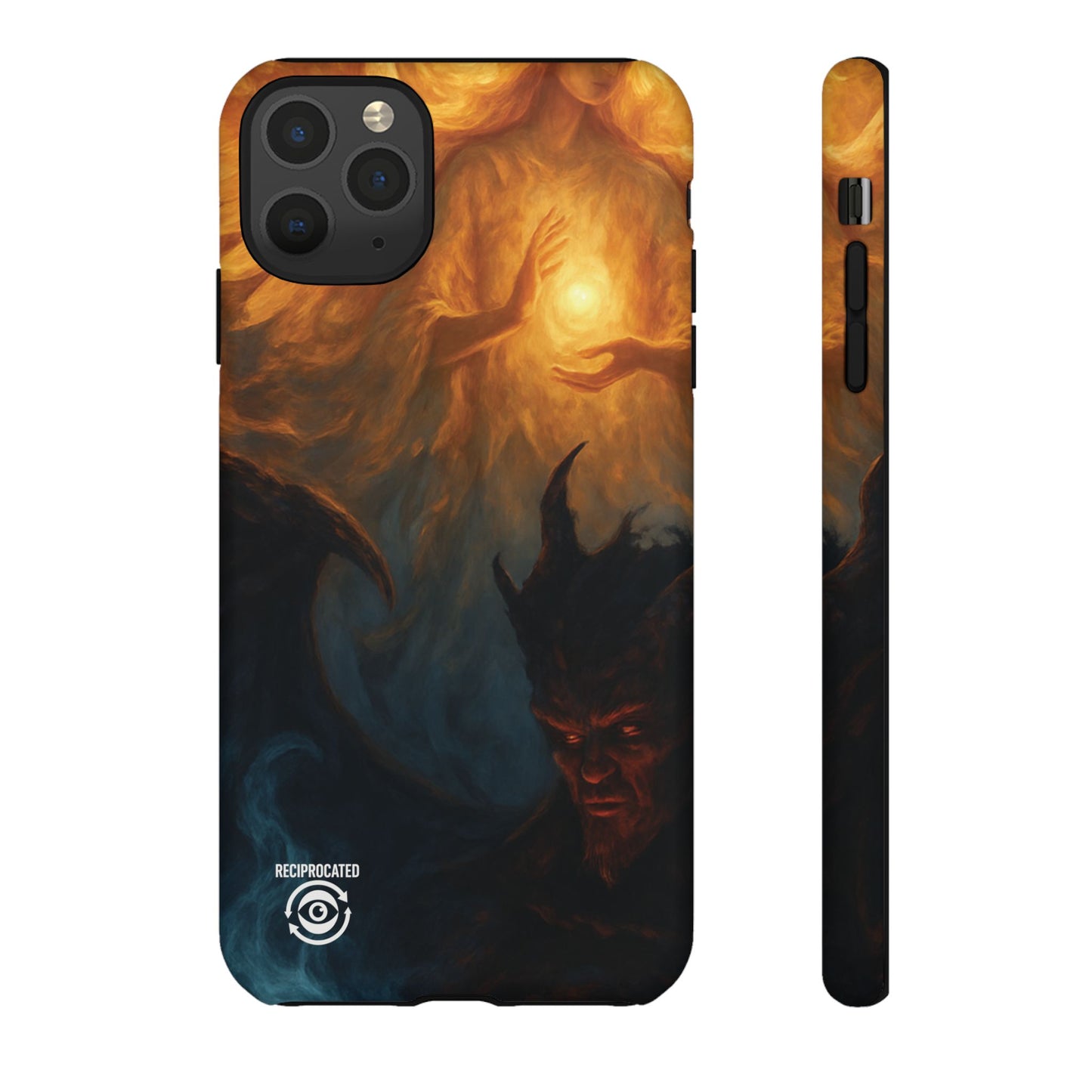 Tough Cases - Angelic Art Phone Case | Dark Fantasy Design, Unique Gift for Gamers, Halloween Decor, Protective Cover, Stylish Accessory