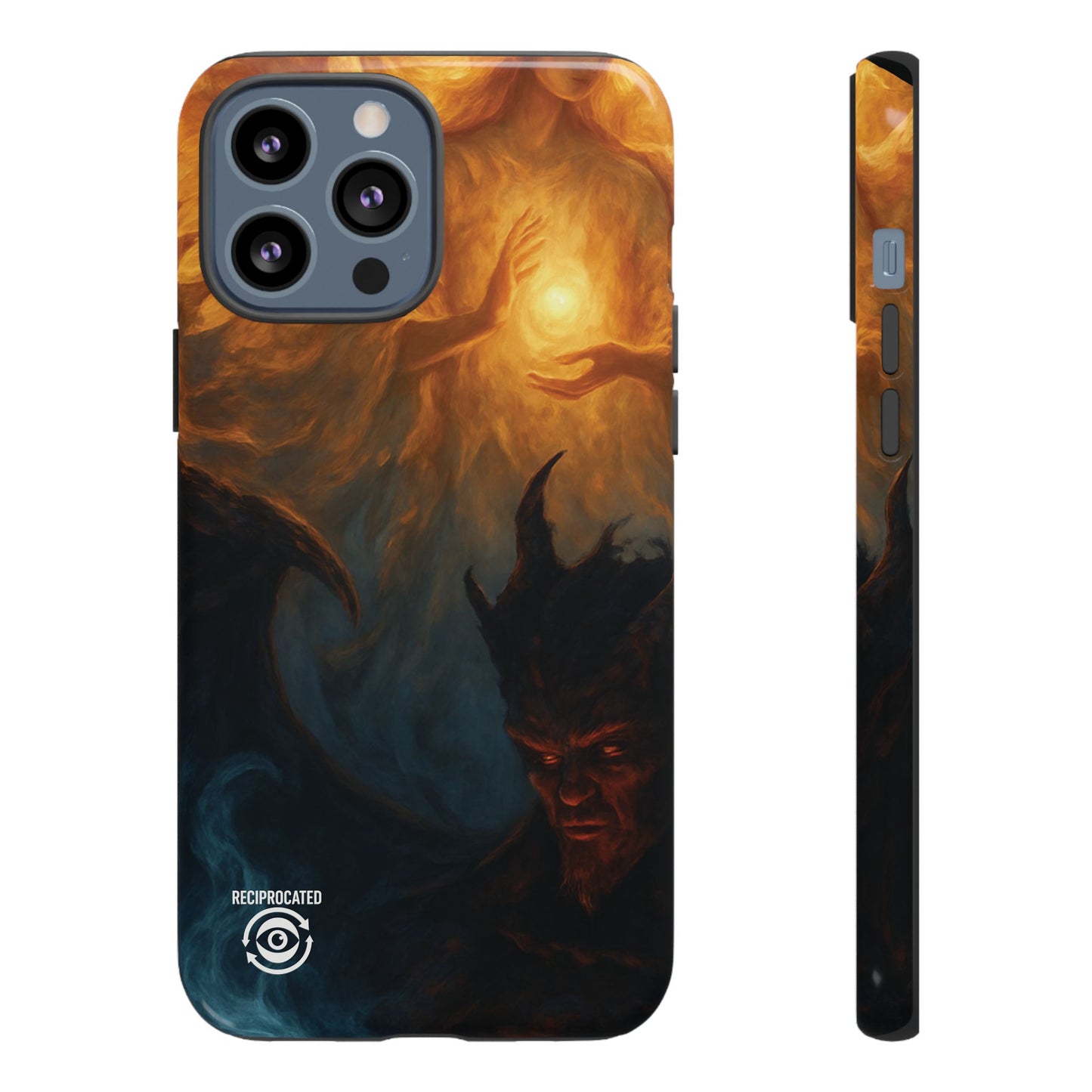 Tough Cases - Angelic Art Phone Case | Dark Fantasy Design, Unique Gift for Gamers, Halloween Decor, Protective Cover, Stylish Accessory