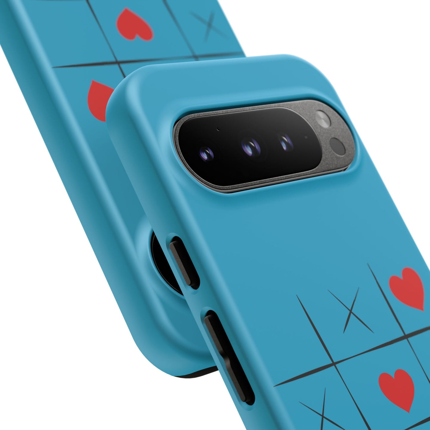 Tough Cases Phone Case - Playful Tic Tac Toe Design, Phone Accessory, Cute Gift, Durable Cover, Fun Tech
