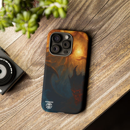 Tough Cases - Angelic Art Phone Case | Dark Fantasy Design, Unique Gift for Gamers, Halloween Decor, Protective Cover, Stylish Accessory