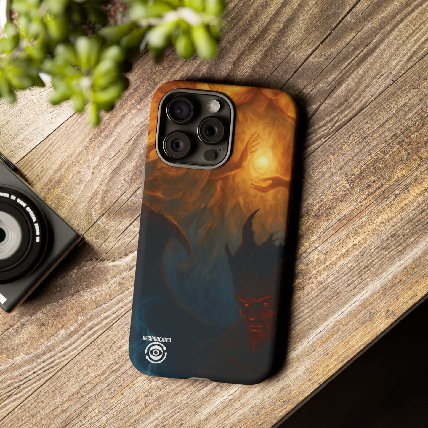 Tough Cases - Angelic Art Phone Case | Dark Fantasy Design, Unique Gift for Gamers, Halloween Decor, Protective Cover, Stylish Accessory