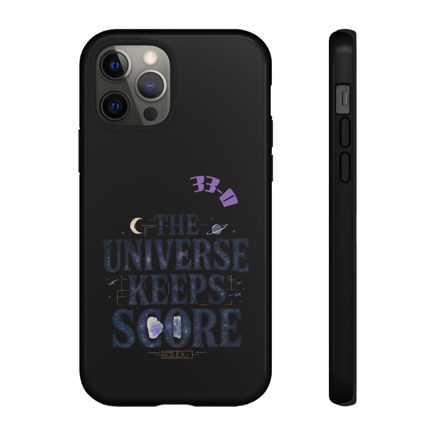 Phone Case with Cosmic Design - The Universe Keeps Score - Perfect for Astrology Lovers, Gift for Friends, Galaxy Aesthetic, Unique [...]