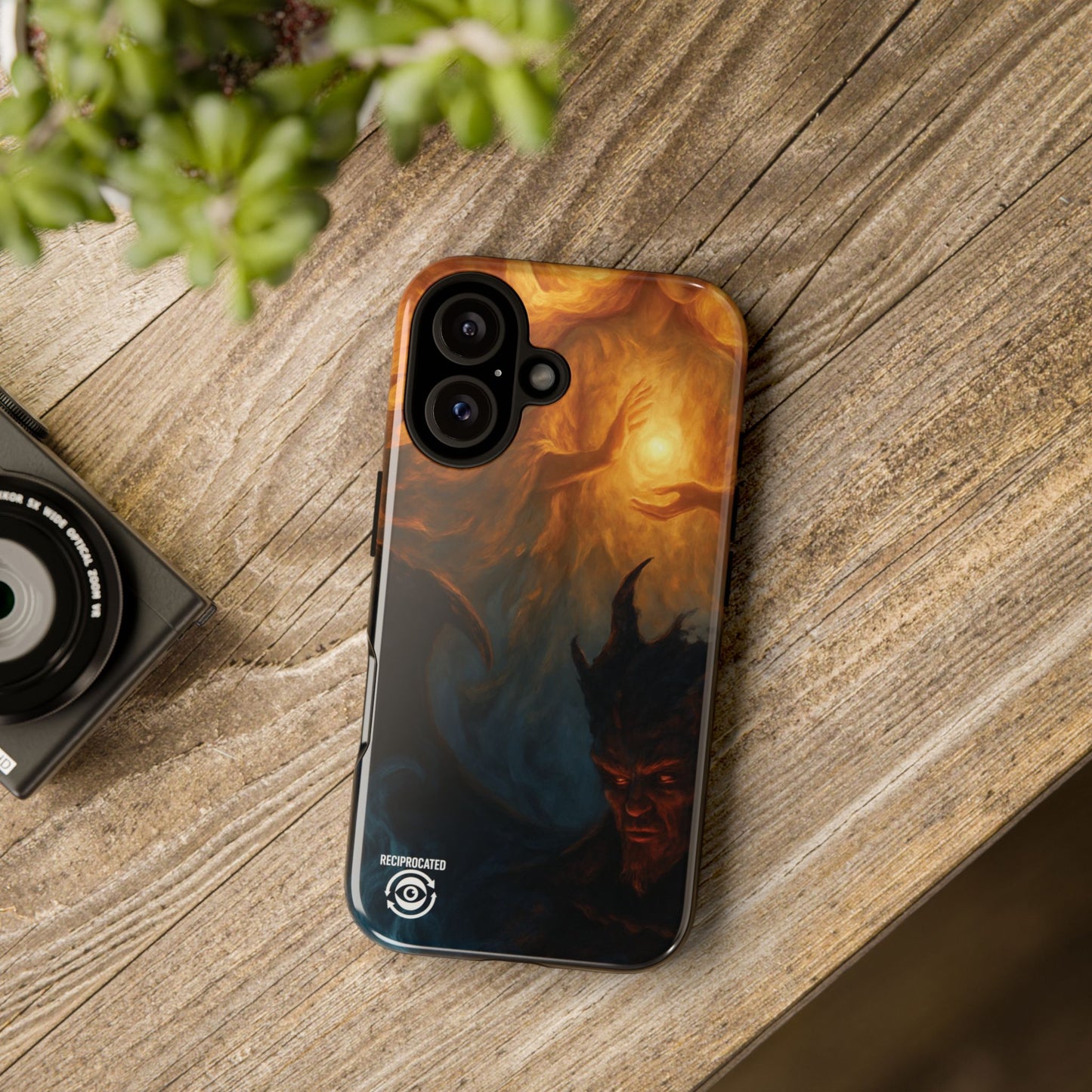 Tough Cases - Angelic Art Phone Case | Dark Fantasy Design, Unique Gift for Gamers, Halloween Decor, Protective Cover, Stylish Accessory