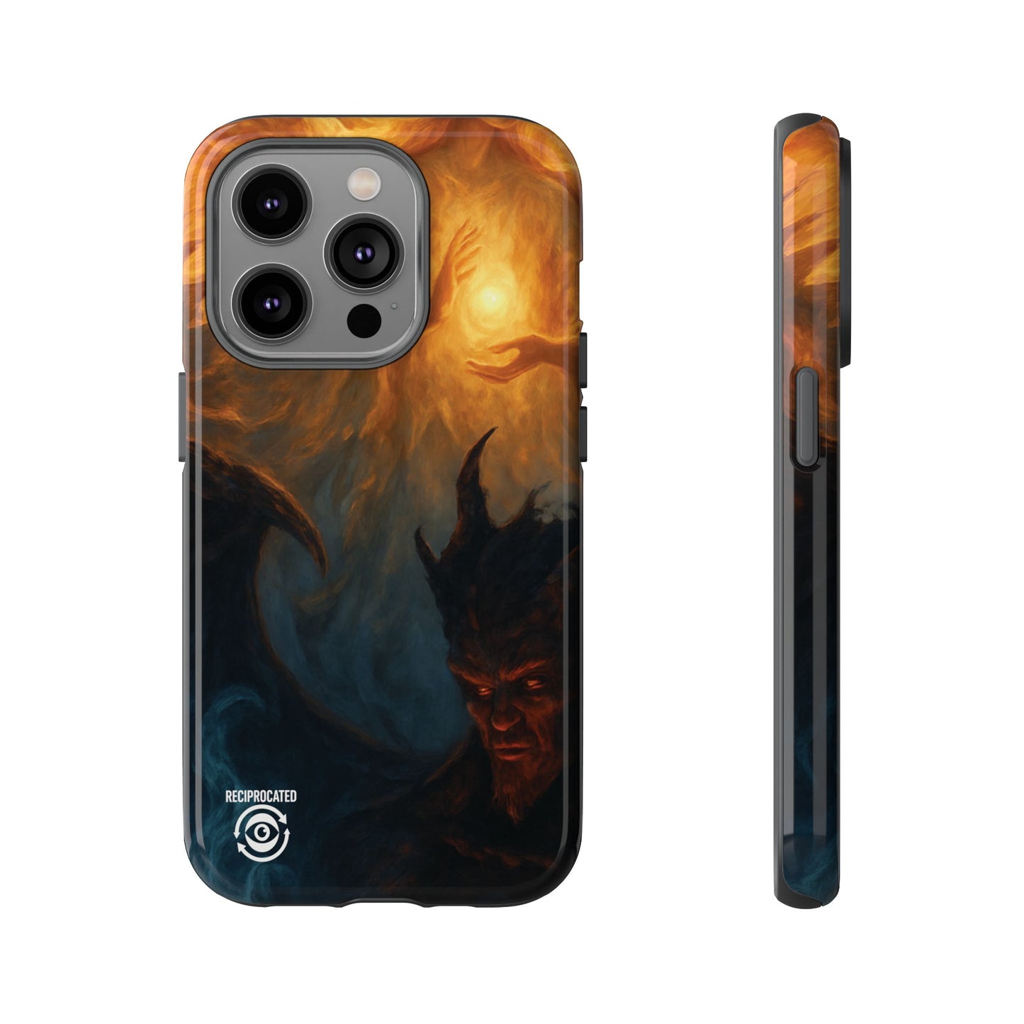 Tough Cases - Angelic Art Phone Case | Dark Fantasy Design, Unique Gift for Gamers, Halloween Decor, Protective Cover, Stylish Accessory