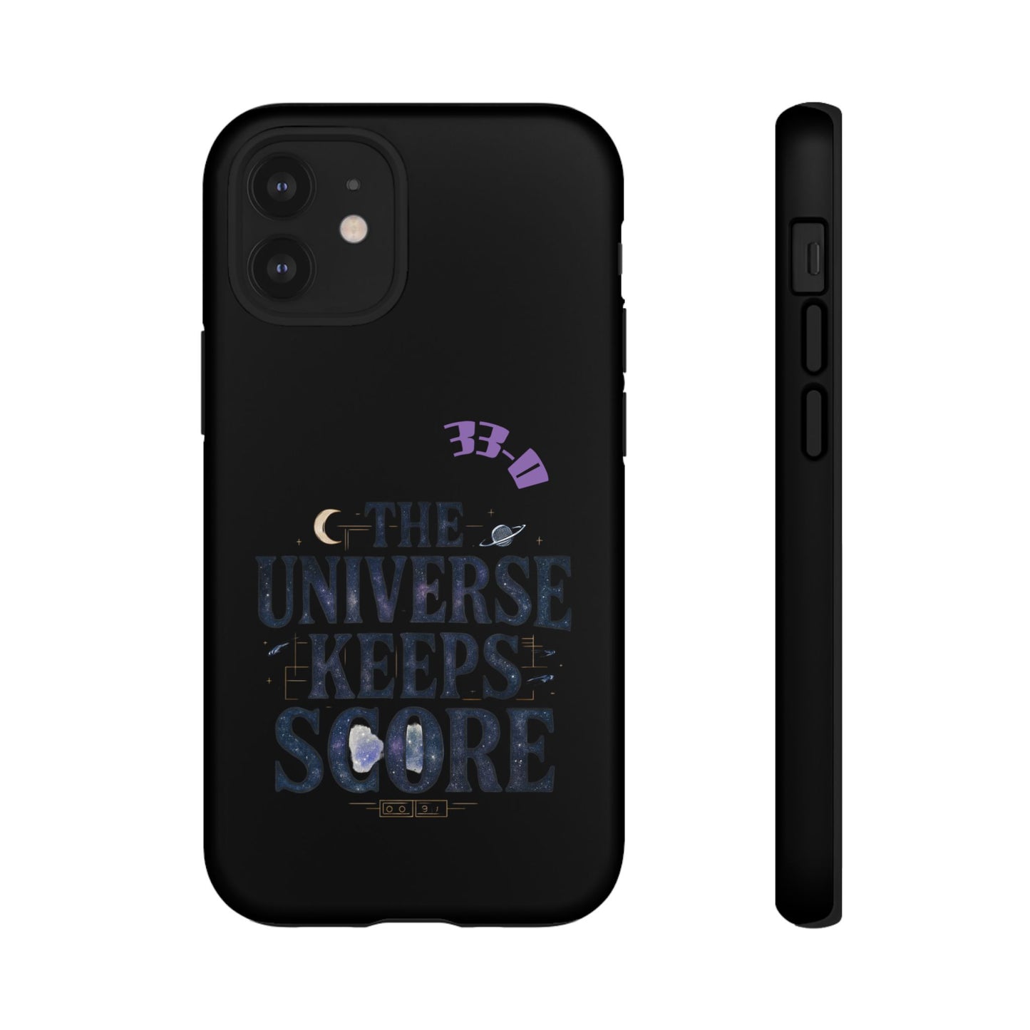 Phone Case with Cosmic Design - The Universe Keeps Score - Perfect for Astrology Lovers, Gift for Friends, Galaxy Aesthetic, Unique [...]