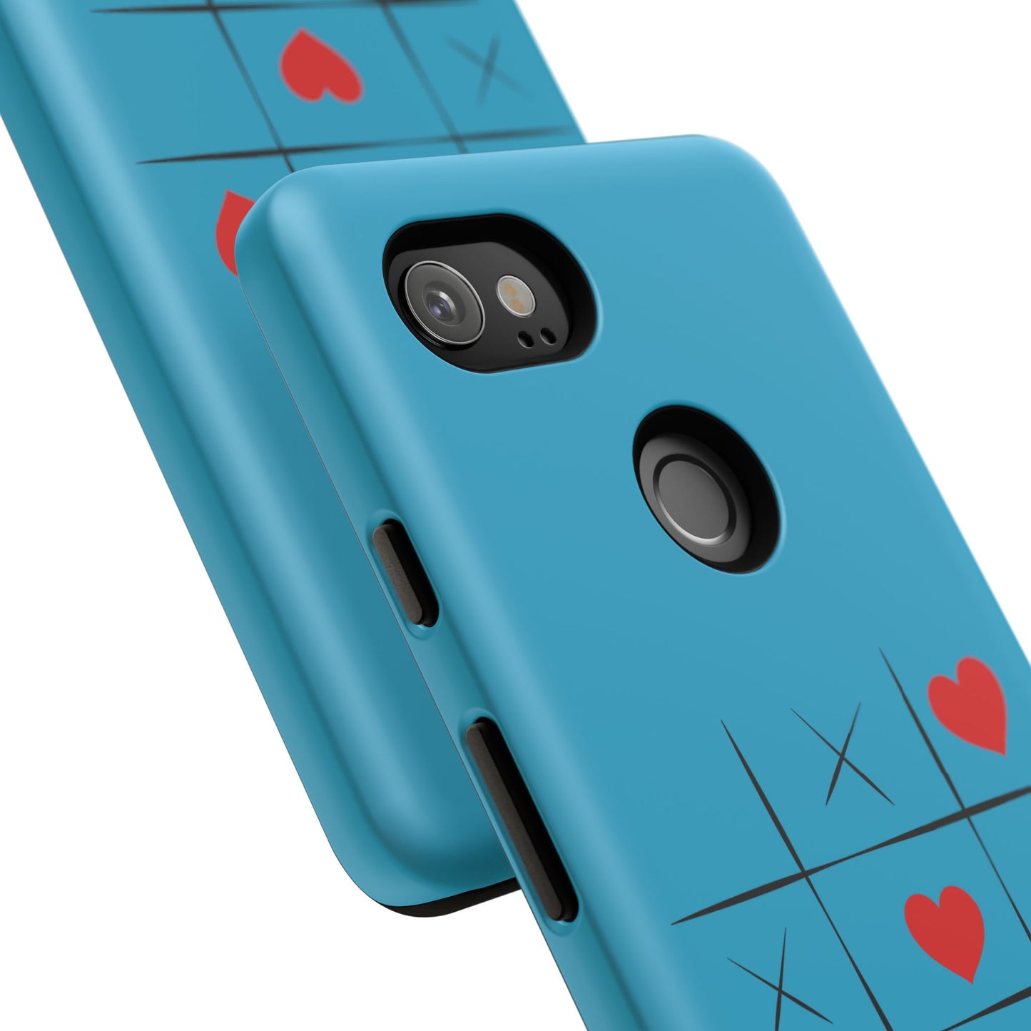 Tough Cases Phone Case - Playful Tic Tac Toe Design, Phone Accessory, Cute Gift, Durable Cover, Fun Tech