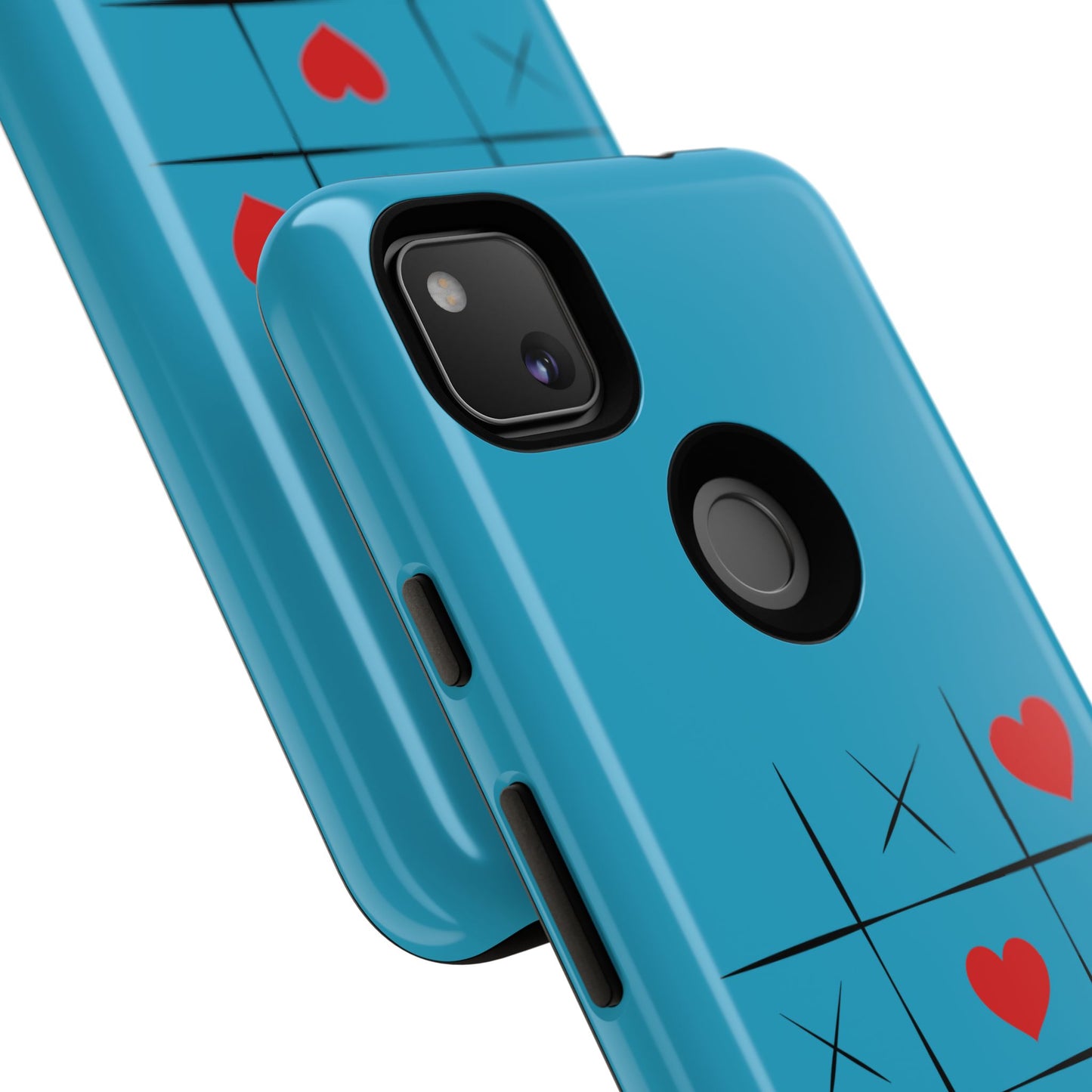 Tough Cases Phone Case - Playful Tic Tac Toe Design, Phone Accessory, Cute Gift, Durable Cover, Fun Tech