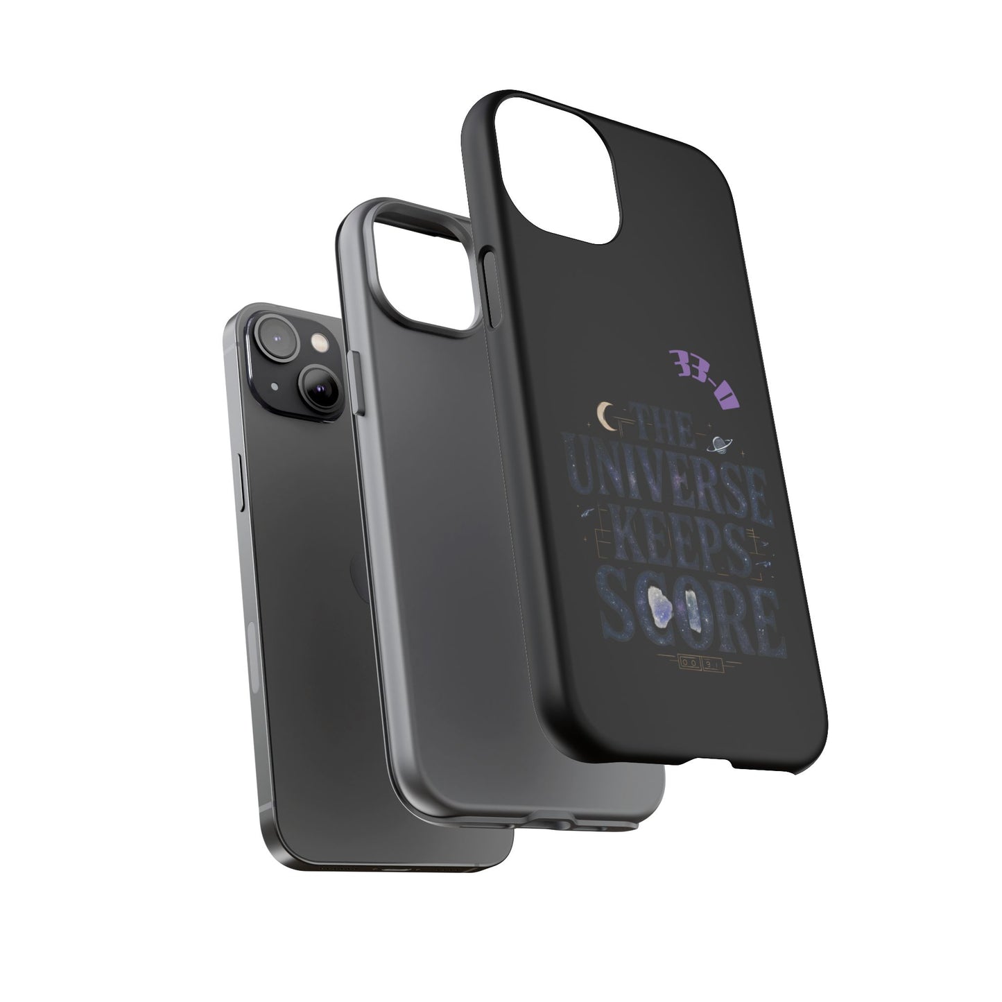 Phone Case with Cosmic Design - The Universe Keeps Score - Perfect for Astrology Lovers, Gift for Friends, Galaxy Aesthetic, Unique [...]